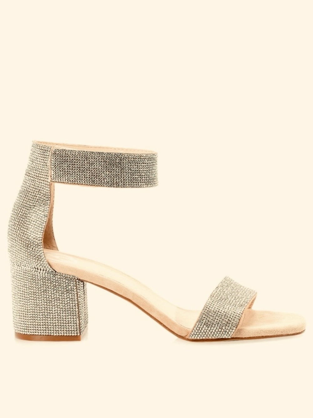Elegant Addison Wishbone Collection Rose Gold Embellished Women's Sandals